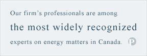 Our firm's investment analysts are among the most widely recognized experts on energy matters in Canada